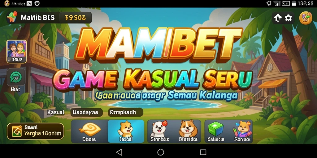 Antarmuka MAMIBET yang menarik dan penuh warna.