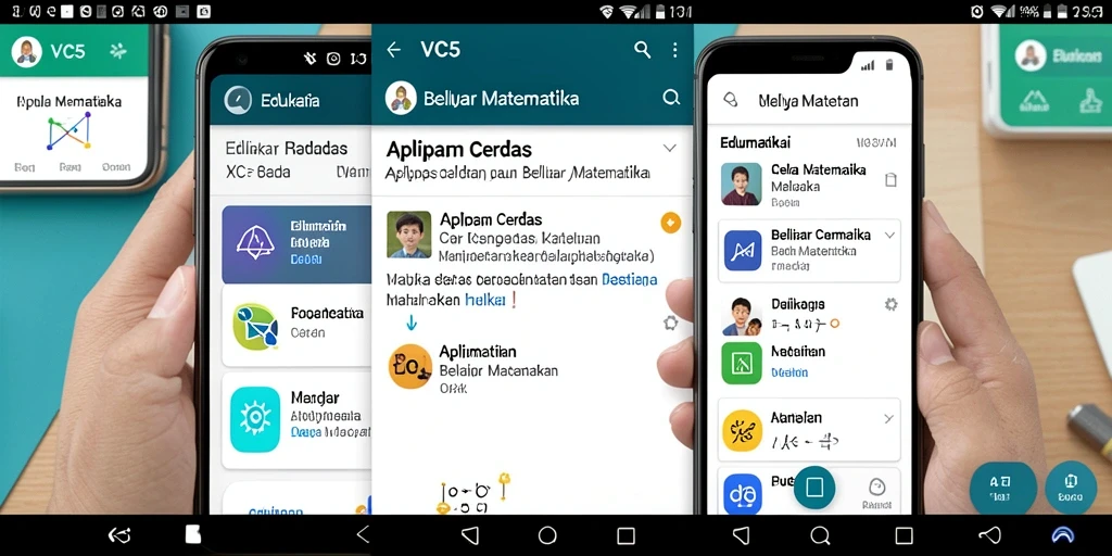 Antarmuka VC5 yang interaktif untuk Belajar Matematika.
