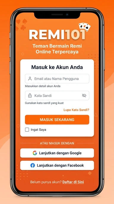 Masuk ke Akun remi101 dengan Mudah